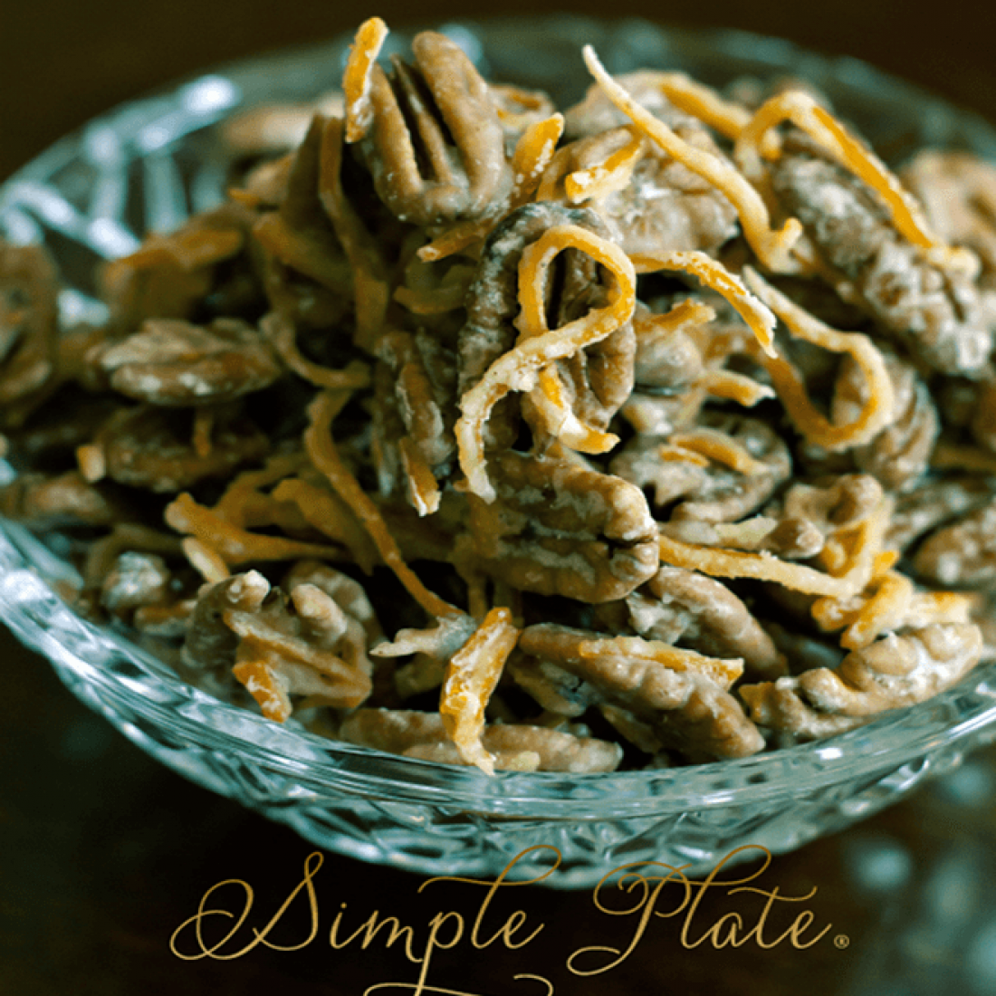 Orange Candied Pecans