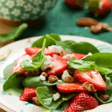 Strawberry Spinach Salad image
