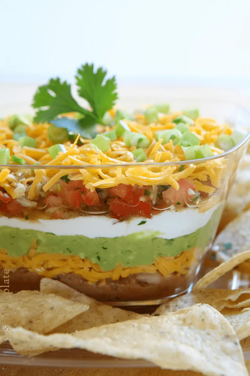 seven layer dip super bowl