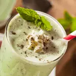 Creamy Frozen Grasshopper Cocktail