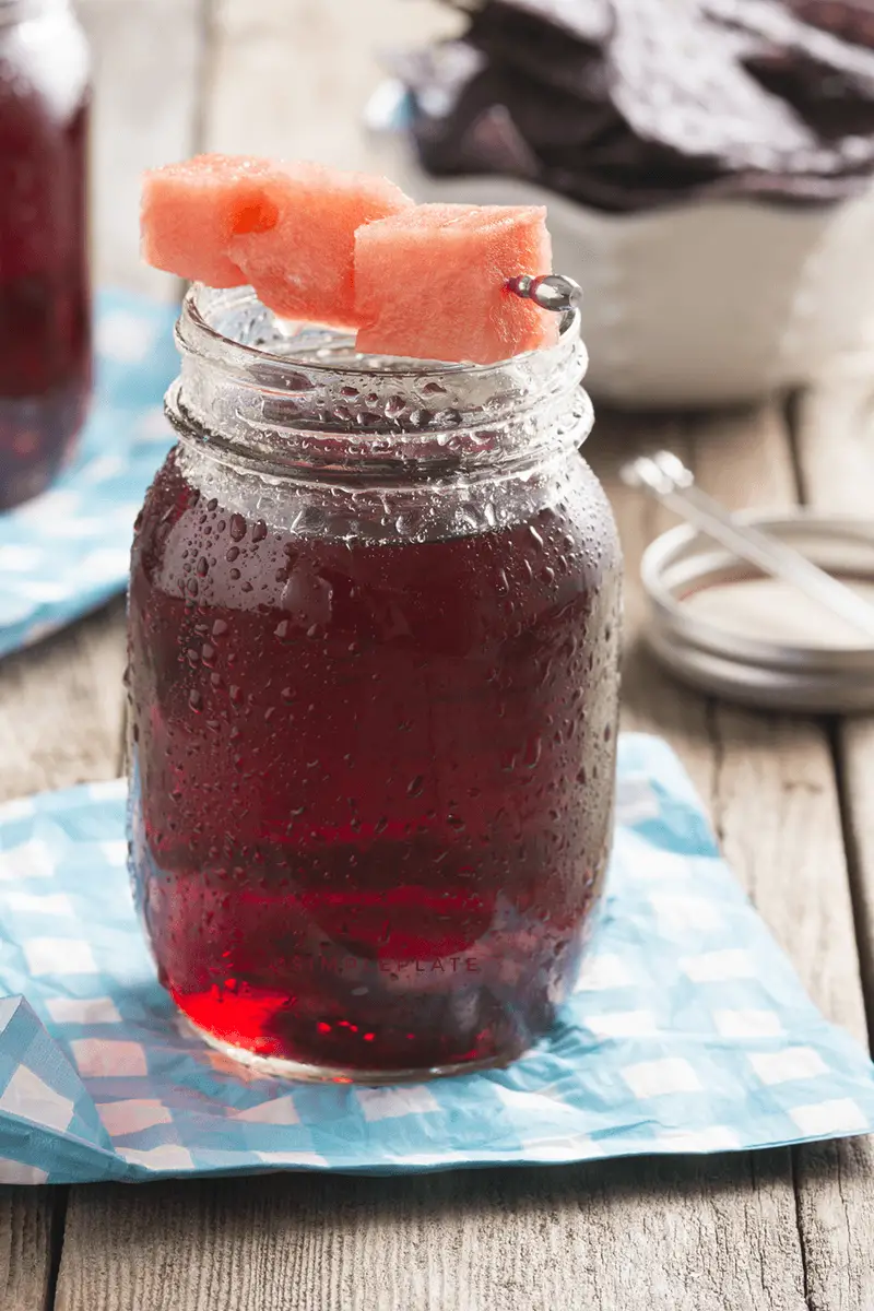 watermelon basil cocktail