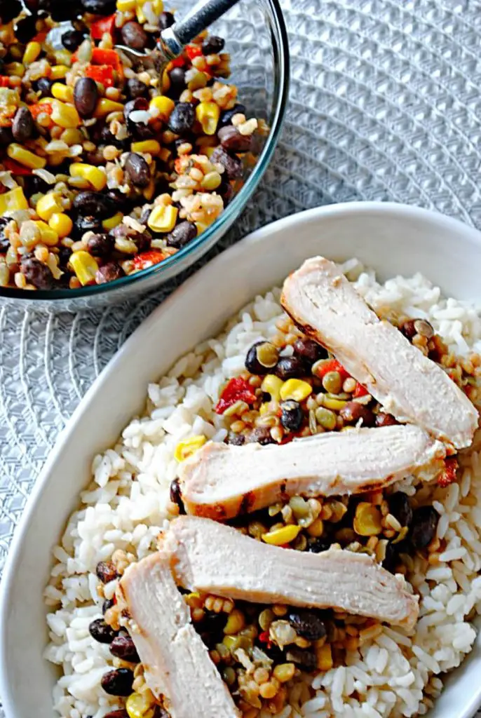 Burrito Bowl with Tyson Grilled and Ready Chicken Breast Fillets