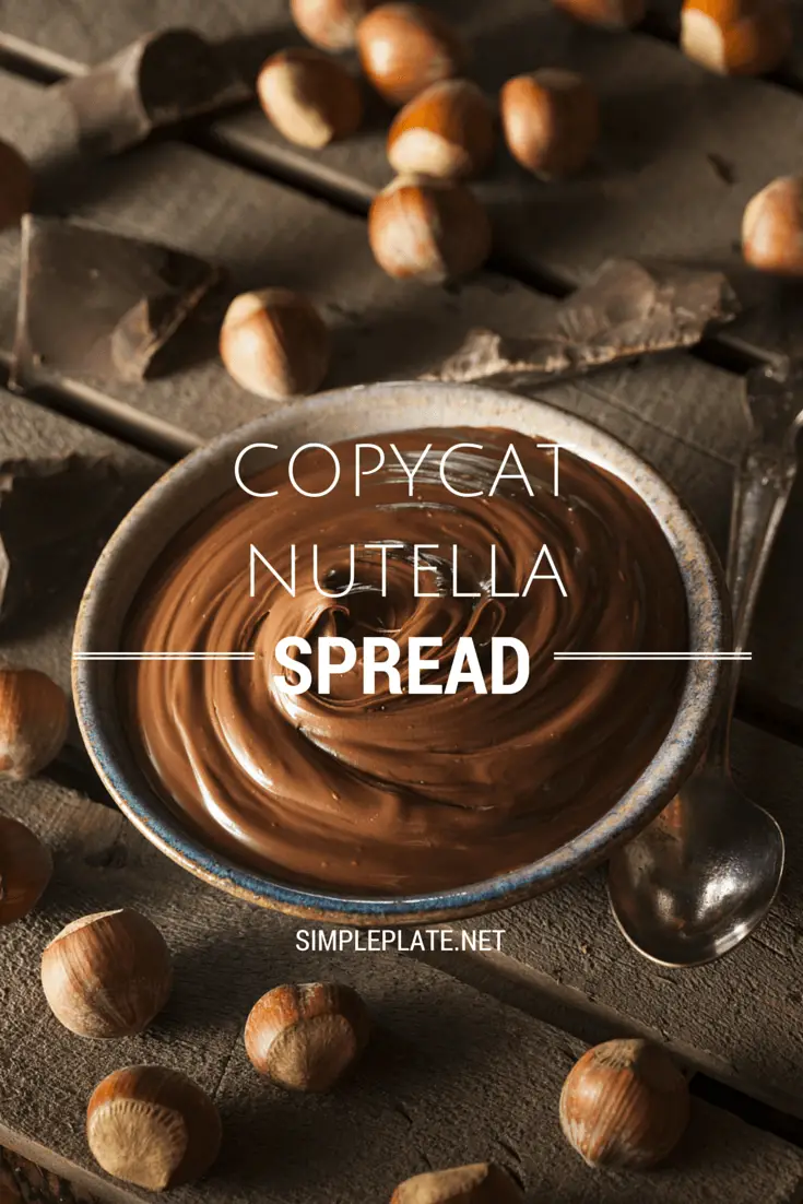 CopyCat Nutella Spread #recipes #hazelnut