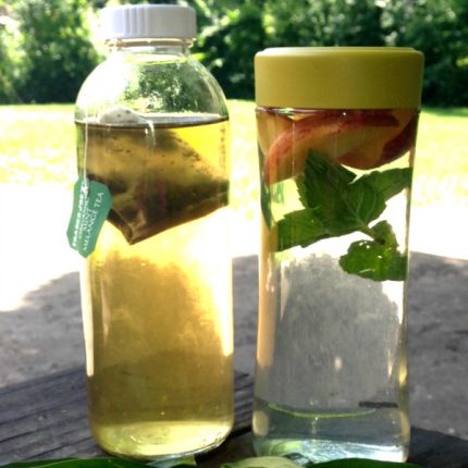 infusing repurposed bottles