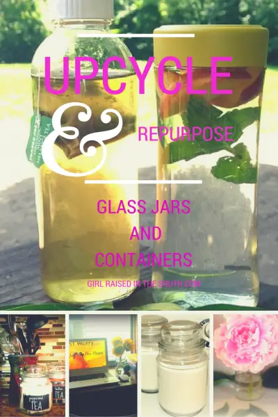 upcycle & repurpose jars and containers
