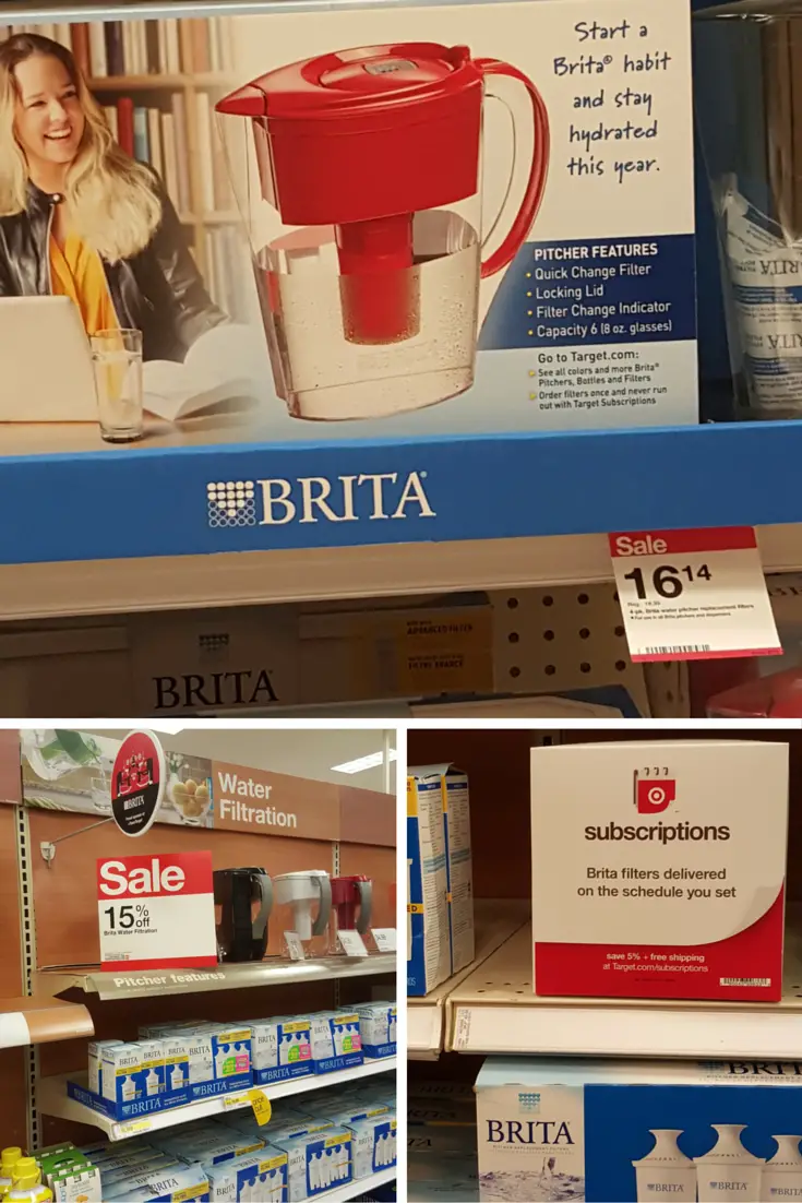 Reviews for Brita 6-Cup Space Saver Water Filter Pitcher in Red, BPA Free