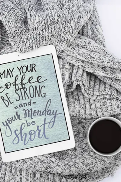 free coffee printable