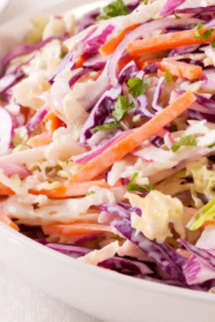 We eat fish most nights, almost any kind I can afford if I have to buy it. And there’s no deprivation! I’ll promise you! As a side to some of our fish dinners I’ll often make this trail slaw and its always a big hit! Grab a print and try this for your next fish dinner! I promise you’ll love it!
